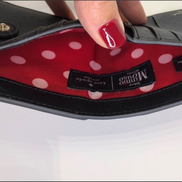 π₯° SALE π₯° NEW KATE SPADE MINNIE MOUSE WALLET - Picture 5 of 8